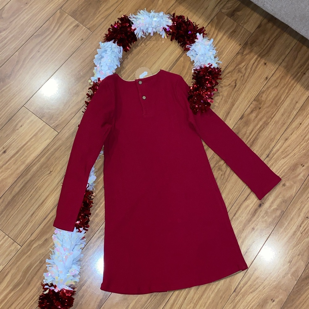 Mud Pie Reindeer T-Shirt Dress in Size 4T-5T - Picture 3 of 6